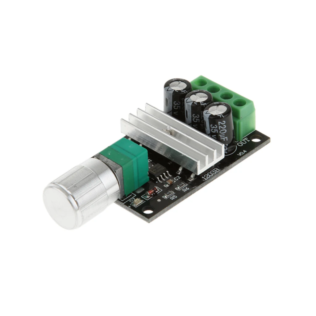PWM DC 6V 12V 24V 28V 3A 80W двигатель мотоцикла Регулятор скорости Переменный