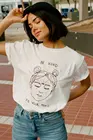 Женская футболка с рисунком Be Kind To Your Mind, летняя смешная футболка с круглым вырезом, рубашки с цитатами, хипстерская футболка