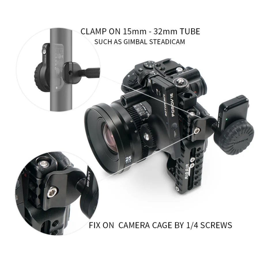 PDMOVIE LIVE AIR Bluetooth Беспроводная система слежения за фокусом для Zhiyun Crane 2 DJI RoninS RONINS