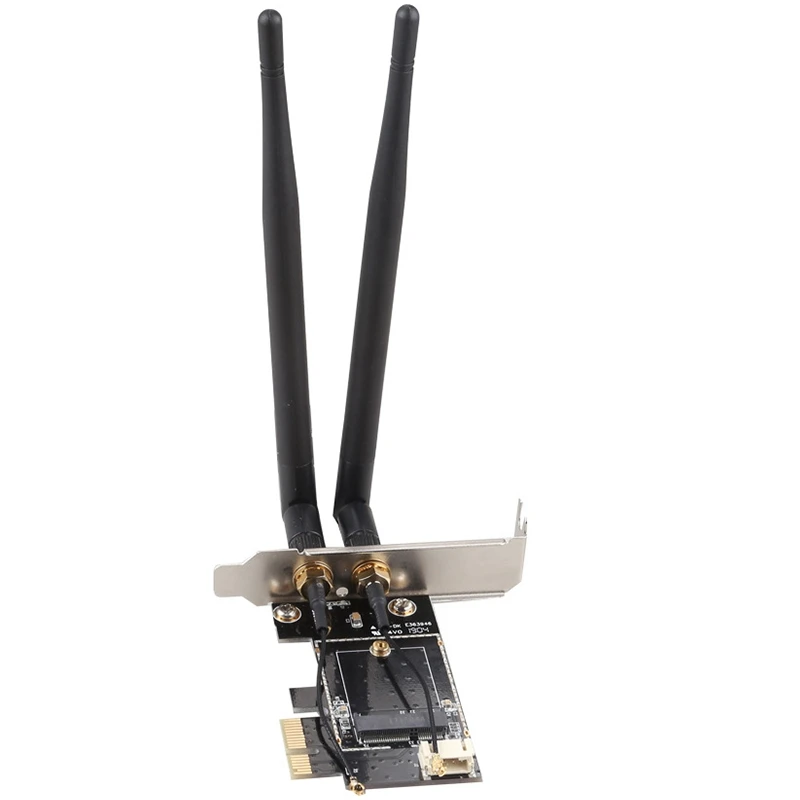PCI-E X1 на M.2 NGFF E-Key Wi-Fi беспроводной сетевой адаптер преобразователь карты с Bluetooth