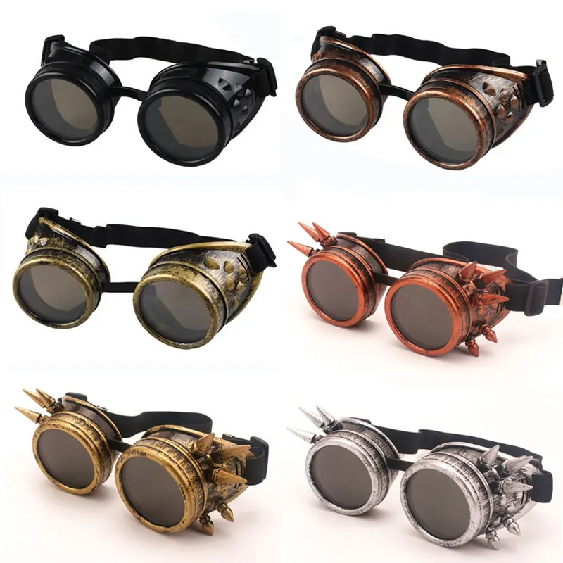 Очки для езды на мотоцикле в стиле стимпанк солнцезащитные очки ретро готический
