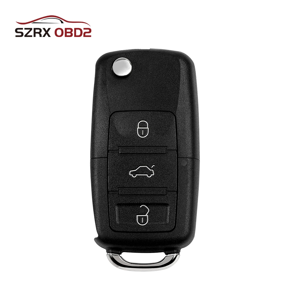 

5pcs/lot Xhorse XKB507EN Wire Remote Key For Volkswagen B5 Style Remote Key 3 Buttons Car Key Shell