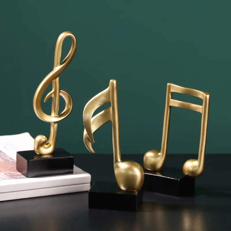 

Creative Resin Stave Musical Note Ornaments Modern Minimalist Style Home Study Desk Desktop Decorations Give A Friend A Gift