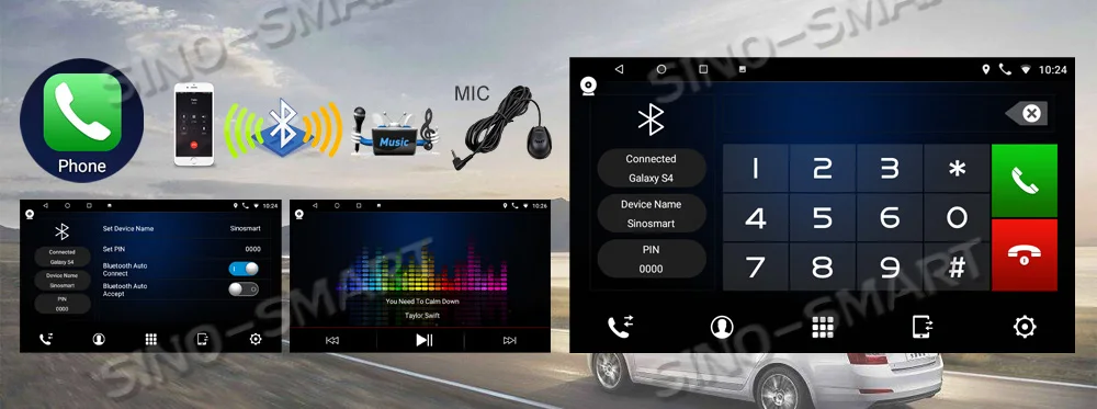 SINOSMART 2.5D ips/QLED экран 1G/2G Автомобильный gps-проигрыватель для Hyudai Elantra Avante MD 2011- 32EQ DSP, 4G ram опционально
