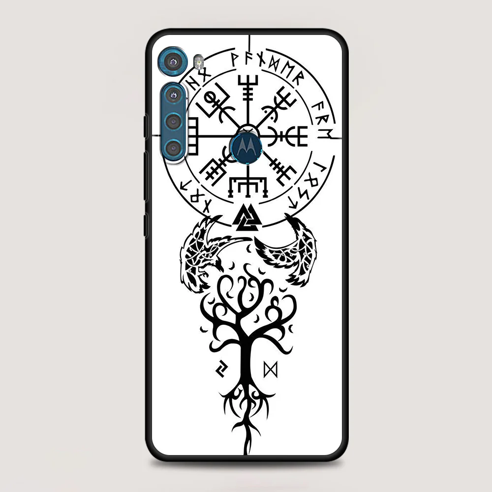 viking vegvisir logo for motorola one fusion case for moto g10 g9 g8 plus play power one g20 g30 g40 g50 g60 edge 20 phone shell free global shipping