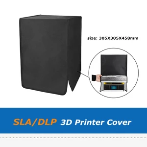sla dlp machine 305305458mm fireproof pvc enclosure protection cover tent for 8 9inch elegoo saturn 3d printer parts free global shipping