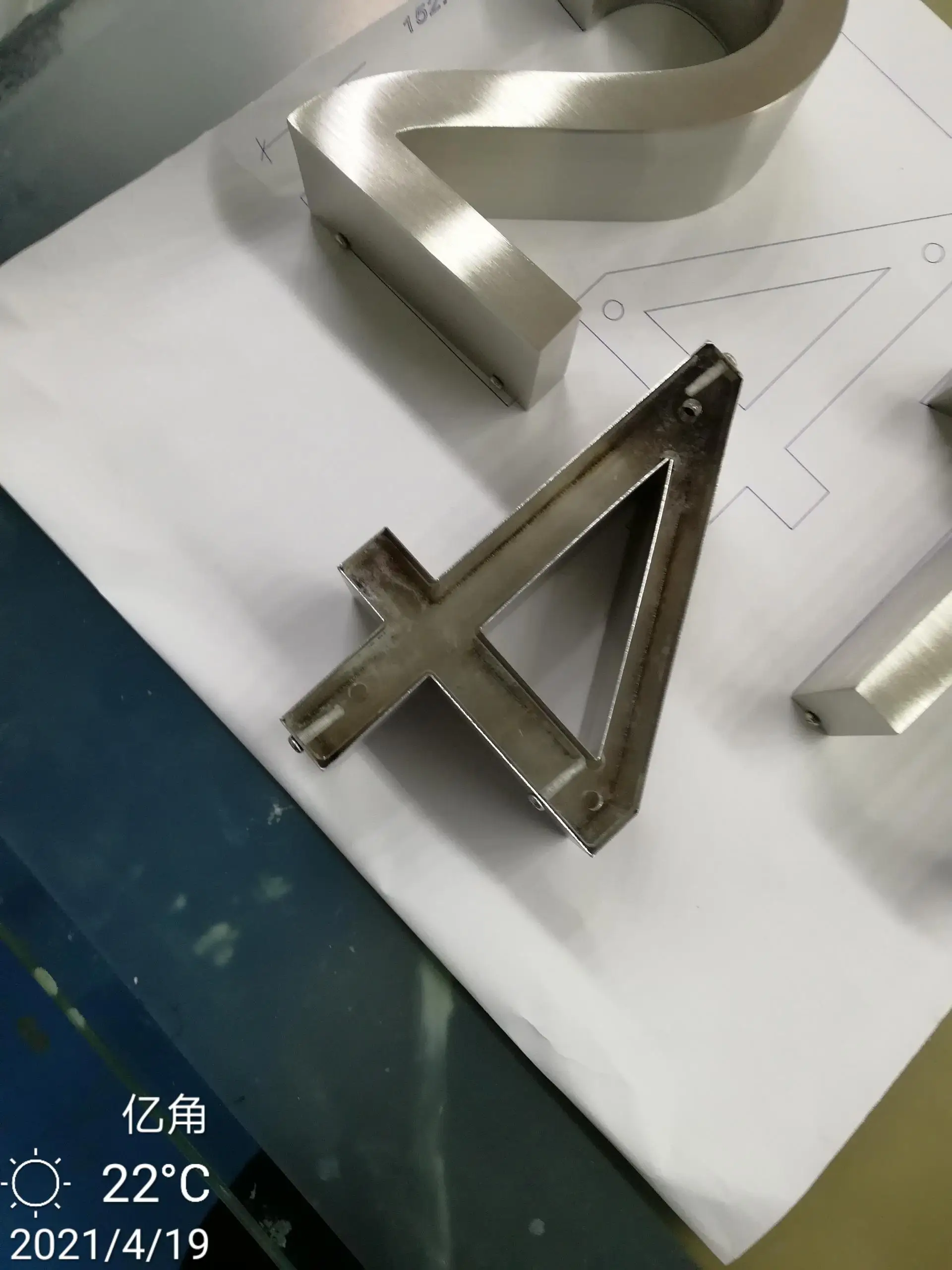 Customized 3D Metal Channel Letter Sign for Office Advertising and Decoration | Дом и сад