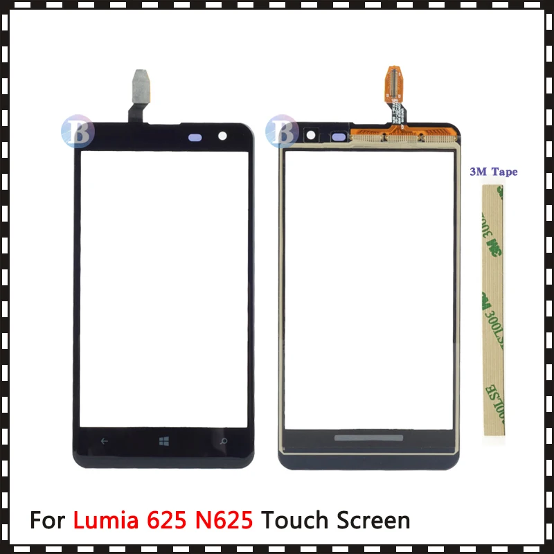 Высококачественный сенсорный экран 4 7 дюйма для Nokia Lumia 625 N625 дигитайзер Датчик