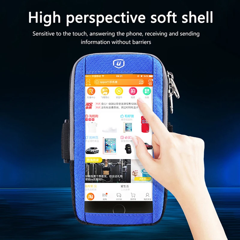 

Yipinu Original Sports Arm Bag Running Touch Phone Boat Outdoor Fitness Waterproof Arm Bag Sports