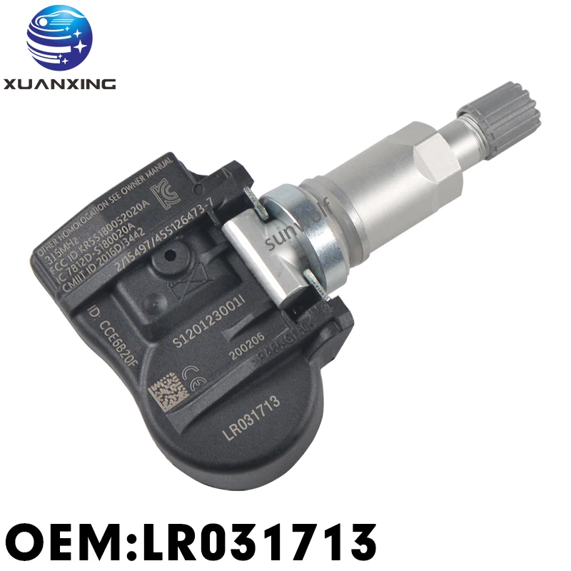 Система контроля давления в шинах LR031713, TPMS 315 МГц, для Jaguar F Type XJ KX Range Rover Sport LR4 T122780001C