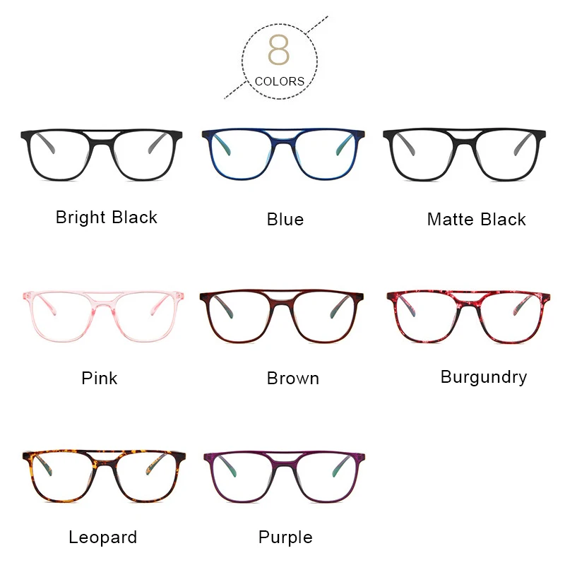 

KOTTDO Square Oversized Reading Glasses Frame Men Ultra-light Retro Computer Eye Glasses Frames for Women Uv400 Eyewear Frame