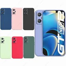 For Cover Realme GT Neo 2 Case Cover for Realme GT Neo 2 Master 8i 8s 8 Pro Narzo 50i 50A 30 30A Soft Liquid Silicon Back Shell