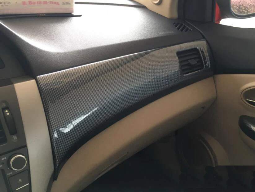 

Модифицированные Блестки для салона автомобиля, декоративная отделка, цвет углеродного волокна для Great Wall C30 2010 2011 2012, левый руль