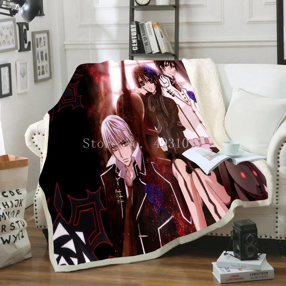 

The Vampire Diaries 3d printed fleece blanket for Beds Hiking Picnic Thick Quilt Bedspread Sherpa Throw Blanket