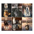 Картина для алмазной вышивки 5D с кошкой