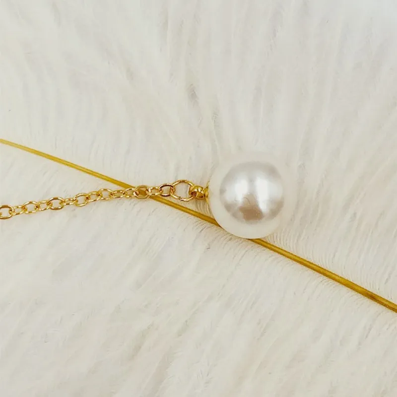 Популярное женское жемчужное ожерелье простая Мода Лидер продаж модные ожерелья