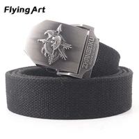 mens women unisex eagle head canvas tactical person high quality military belts for mens women luxury patriot jeans belt