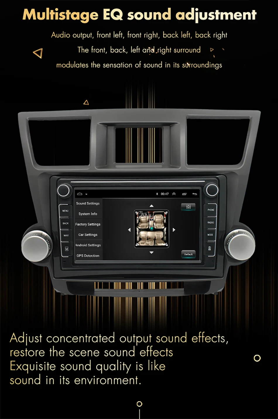 Автомагнитола 4 + 64 ГБ Android 10 для Toyota Highlander 2007 2008 2009 2013 | Автомобили и мотоциклы
