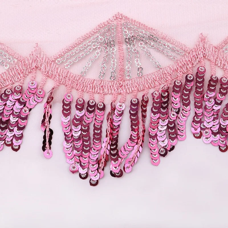 

Веерообразные блестки, бахрома, кружева, вышивка, Украшение Аксессуары для танцевальной одежды, 10 лет, оптовая продажа, вышивка бисером бахр...