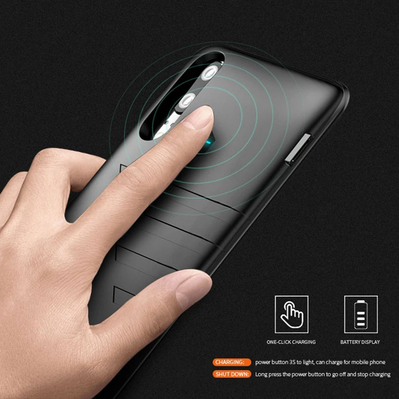 Ультратонкий чехол для зарядного устройства на 6800 мАч Huawei P20 портативное быстрое
