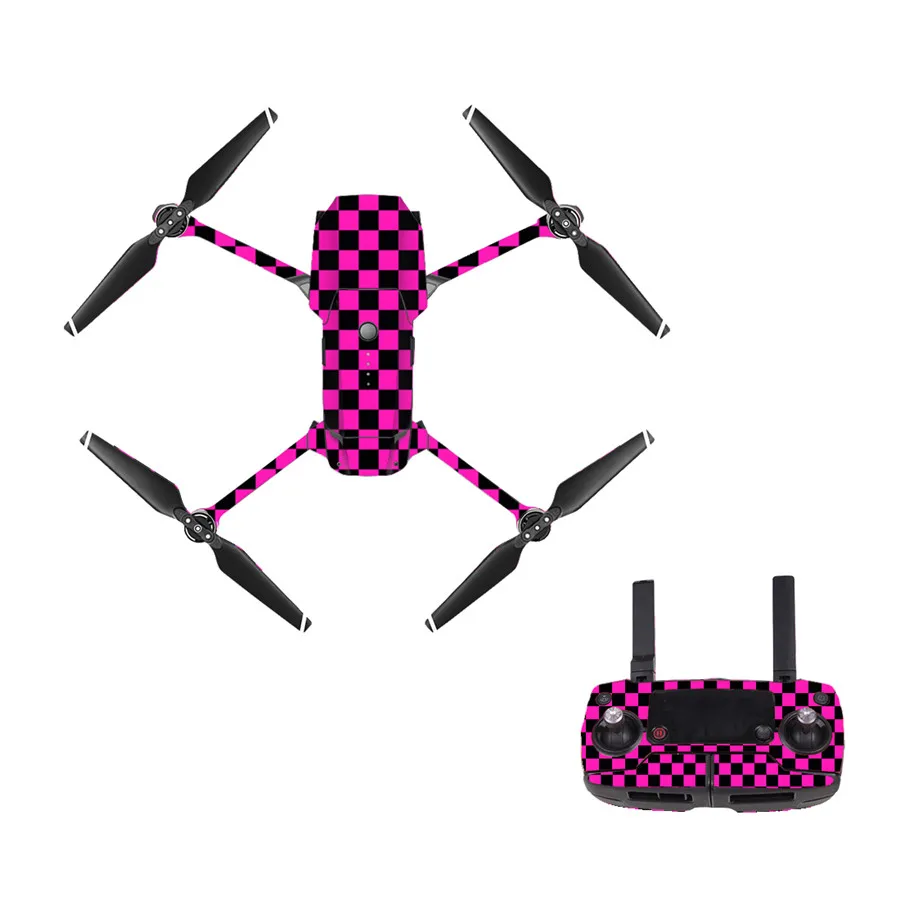 Красно Черная Стильная наклейка для DJI Mavic Pro Drone + пульт дистанционного управления