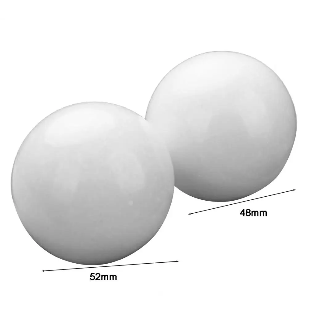 

2Pcs/Pair Exercise Handball Eco-Friendly Stimulate Acupuncture Stone White Marble Health Fitness Ball for Home