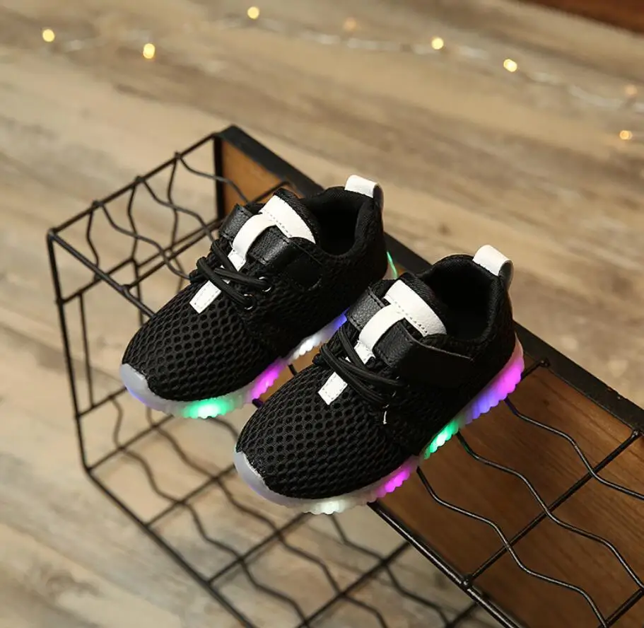 Детская светящаяся спортивная обувь детская повседневная для женщин и мужчин