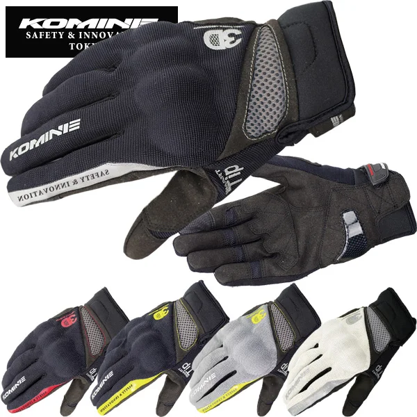 2016 KOMINE GK163 Мотоциклетные Перчатки дышащая сухая кожа углеродное волокно 3D