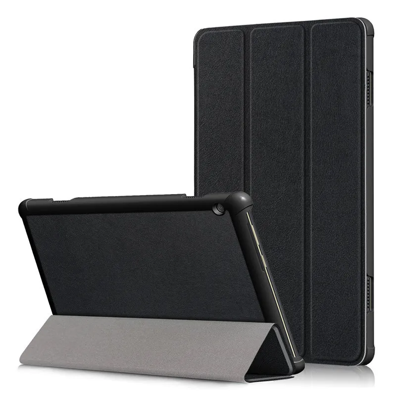 Чехол книжка для Lenovo Tab M10 тонкий подставка из искусственной кожи планшета 2019 ТБ