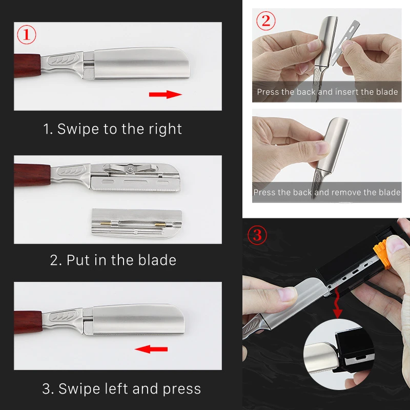 2022 Набор японских перьев Бритв И Лезвий прямая ручка винтажный ручной сменный