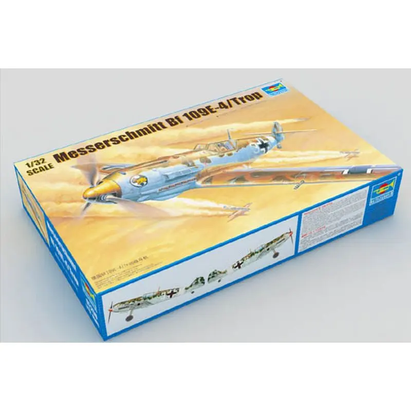 Trumpeter 02290 1/32 мессершмитт BF 109E-4/Trop-Scale модельный комплект