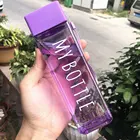 Спортивная бутылка для воды 500 мл, бутылка для воды на открытом воздухе с соломинкой, пластиковая портативная чашка для воды, посуда, бутылка для кемпинга, велосипеда, кухонные принадлежности