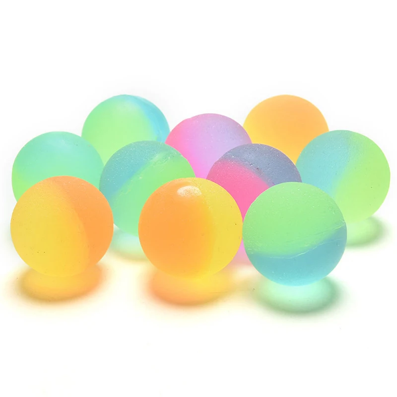 

Bouncing Ball Two-color Frosted Ball Children's Outdoor Bouncing Toys Factory Direct Ball Sales W1M3