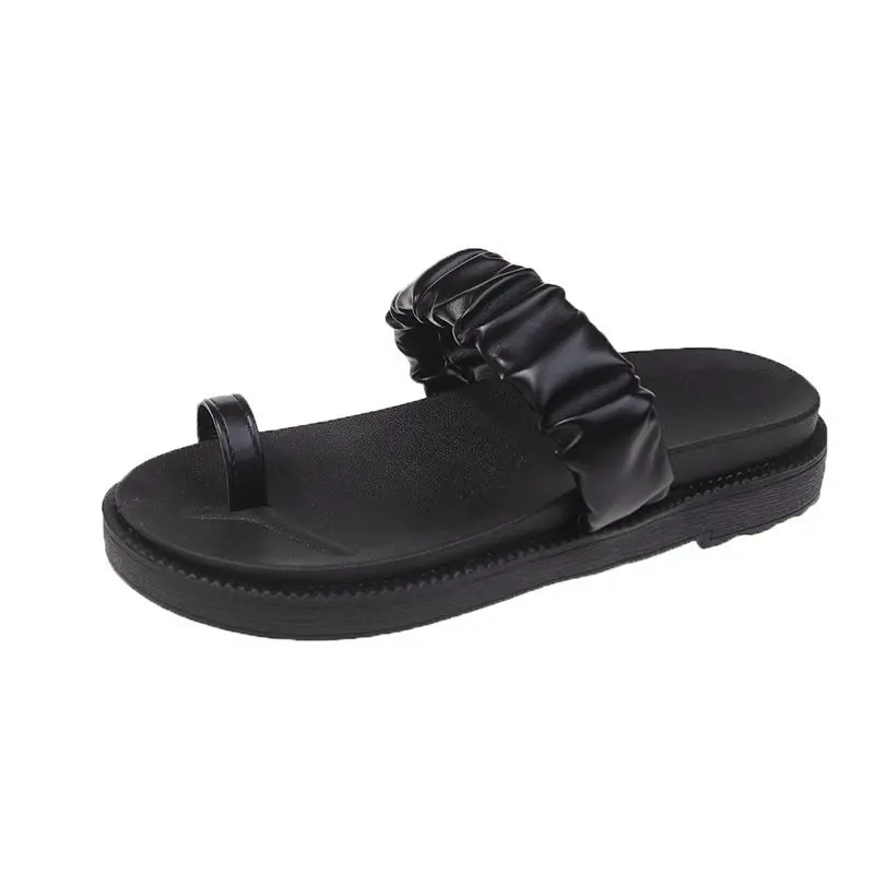 

Female Shoes Slippers Soft Summer Clogs Woman Low Platform Slides Fashion Rubber Flip Flops 2021 Comfort Beach Luxury Hawaiian S