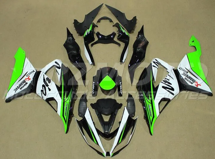 

Литьевая пресс-форма, новый комплект обтекателей из АБС-пластика для kawasaki Ninja ZX-6R 599 ZX6R 636 2013 2014 2015 2016 2017 2018, комплект кузова, зеленый, крутой