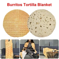 476071 inches burritos tortilla blanket soft warm shawl funny realistic food throw blanket office nap blanket picnic cushion