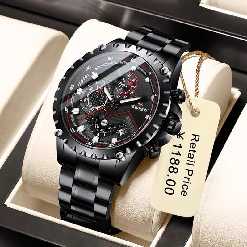 Часы SWISH мужские спортивные водонепроницаемые|Мужские часы| |