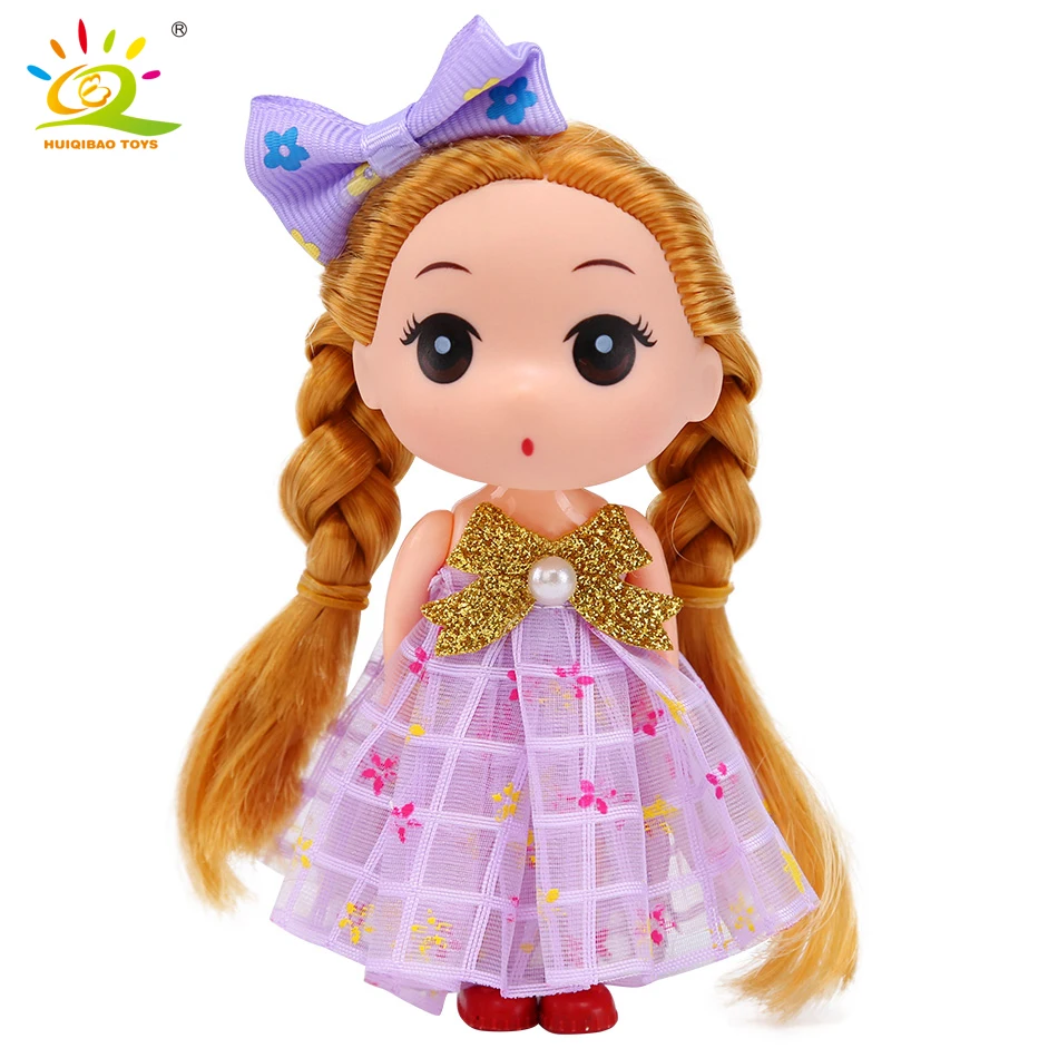 Мини-кукла для девочки-принцессы пластиковые фигурки детей 11 см рождественский
