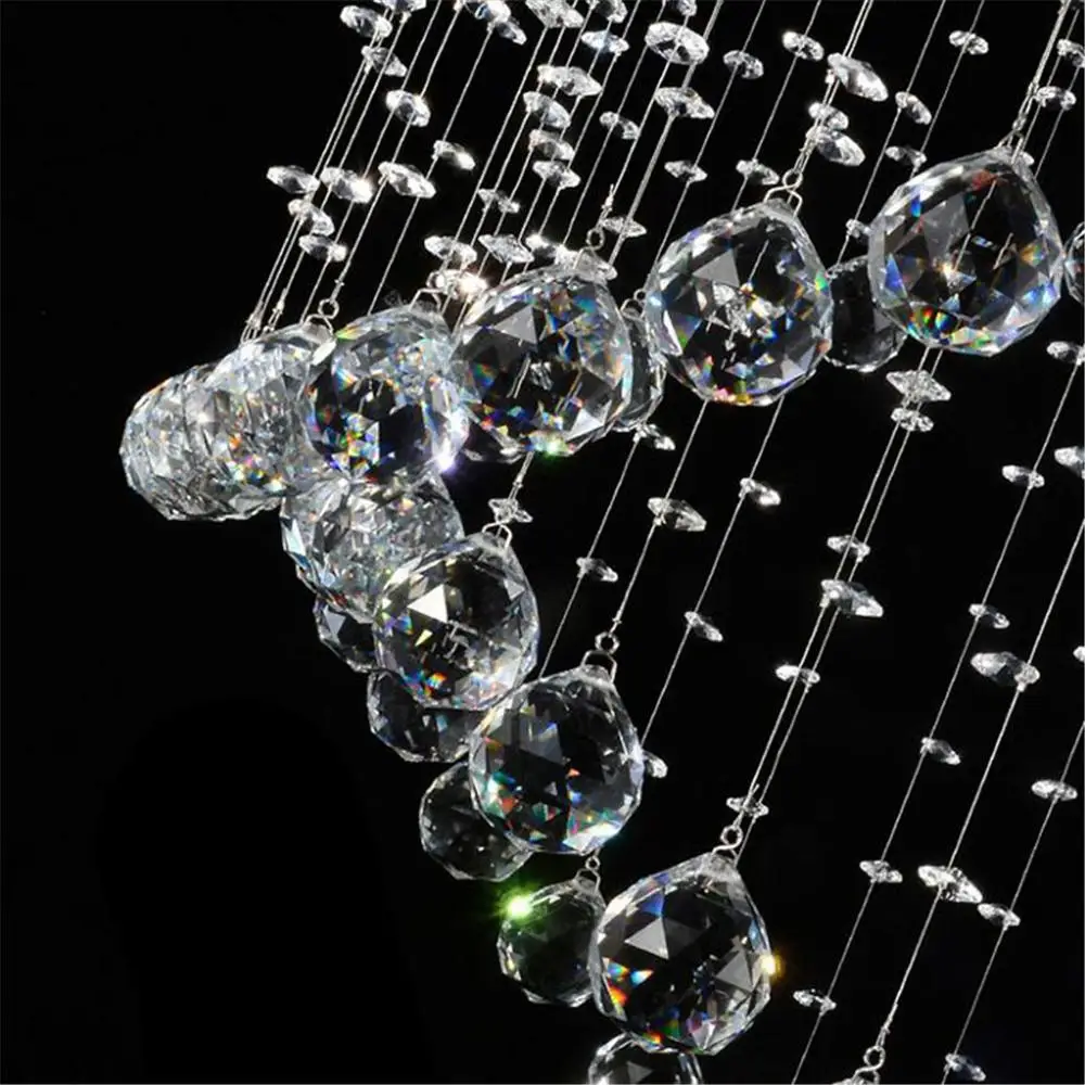 Хрустальная люстра для прихожей D50 * h80 см чулана ванной спальни 5 светодиодный ных