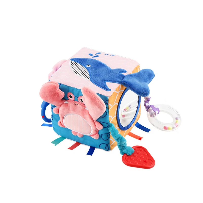 

Baby Bed Hanging Rattle Toy Baby Early Education Cognition Cute Car Hanging Toy Animal Plush Rattle Appease Teether Gift