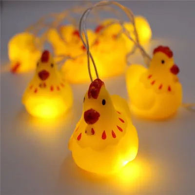Kawaii Christmas Light String 5M dinosaur sheep Unicorn Battery USB Kid night light Holiday Party Bedroom Nursery Fairy Lights | Лампы и