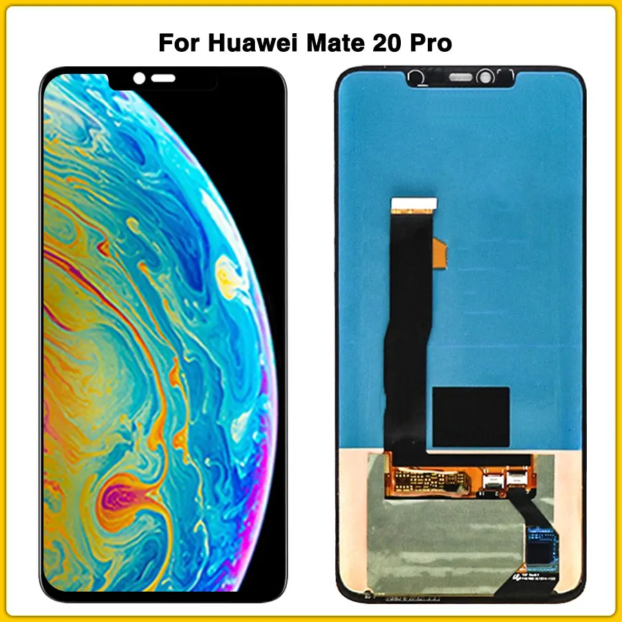 Оригинальный жк дисплей для Huawei Mate 20 Pro дигитайзер сенсорного экрана в сборе