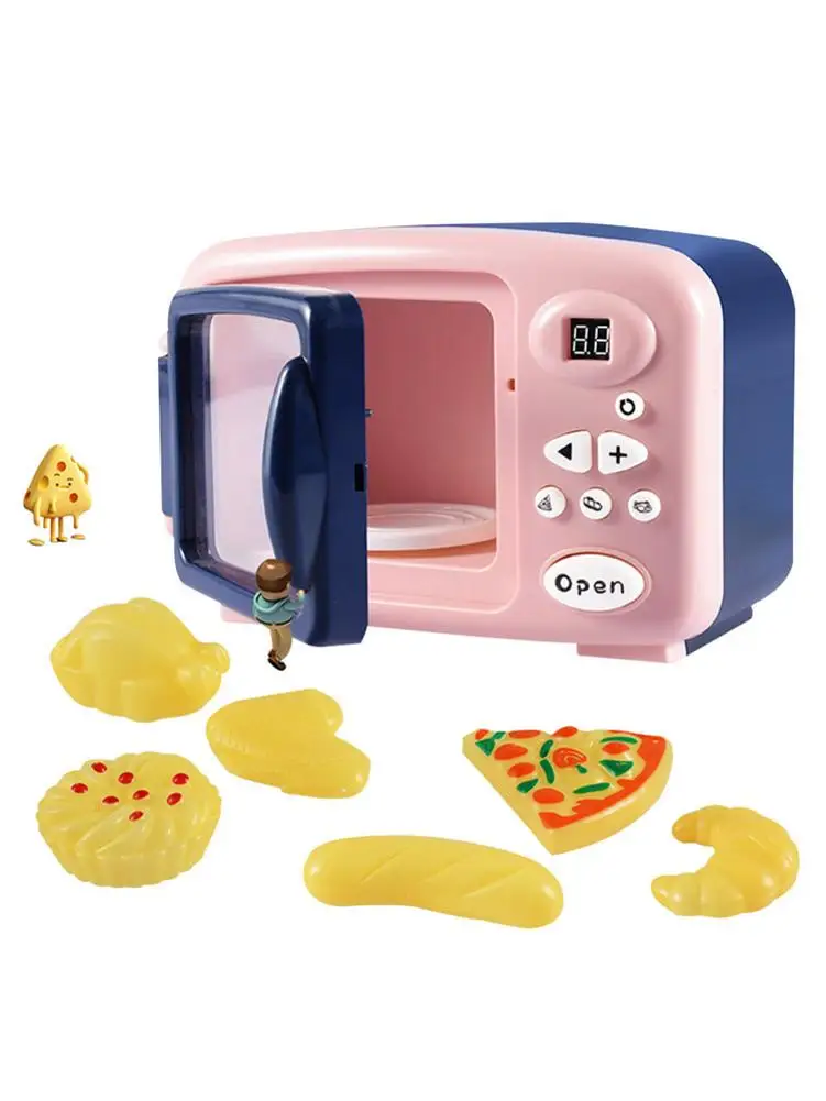 Детские игрушки для кухни имитация микроволновой печи забавные ролевые набор