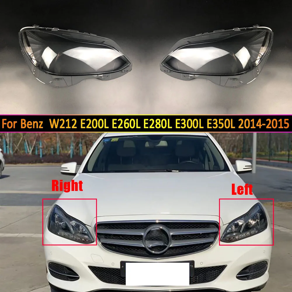 Car Headlamp Lens Head Auto Shell For Mercedes-Benz W212 E200L E260L E280L E300L E350L 2014 2015 Headlight Cover Replacement