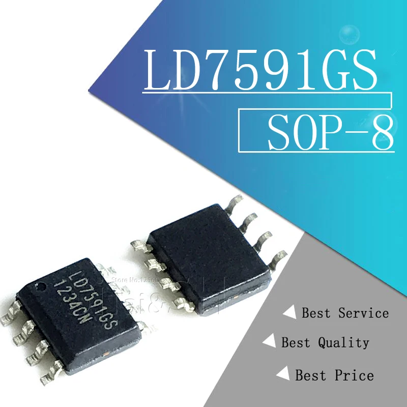 5 шт. LD7591GS SOP-8 LD7591 SOP8 LD9571G SOP SMD новый оригинальный | Электронные компоненты и