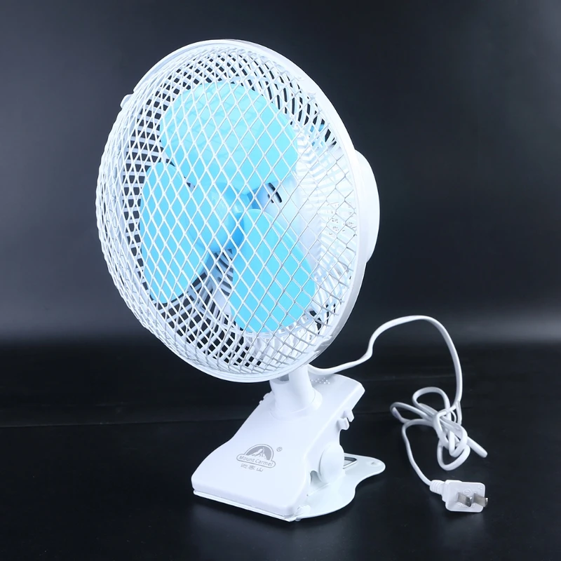 

AC 220V 9.4'' Oscillating Fan 30W 2 Speed Clip On Fan Desk Fan for Home Bedroom T21A