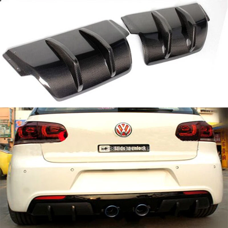 Передние передние бамперы из углеродного волокна для Volkswagen VW Golf 6 VI MK6 R20 бампер 2010