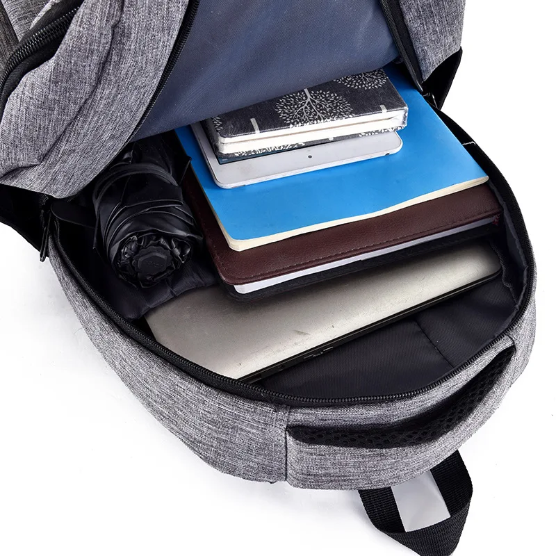 Серый Оксфордский рюкзак для мужчин и женщин повседневный вместительный