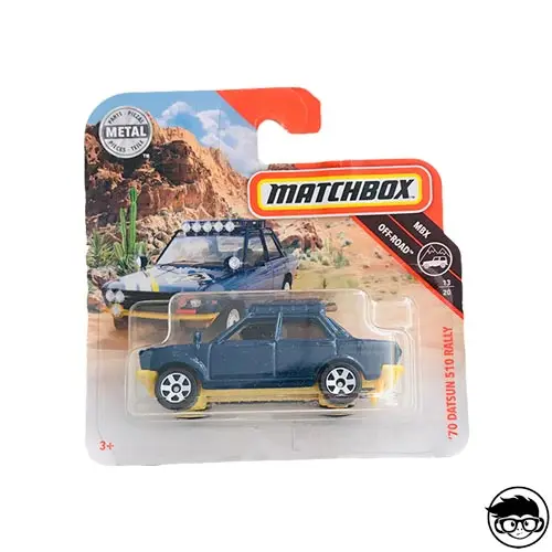 Короткая карта Matchbox ྂ Datsun 510 Rally MBX Off Road 73/100 2019|Настольный футбол| |