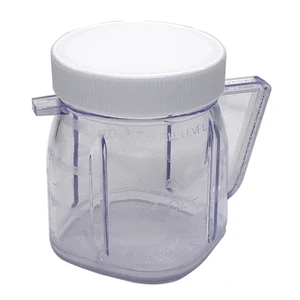 Durable Blender Replacement Parts Mini 1-cup Plastic Jar Blender Jar Compatible with Blender 4937 Accessories Clear